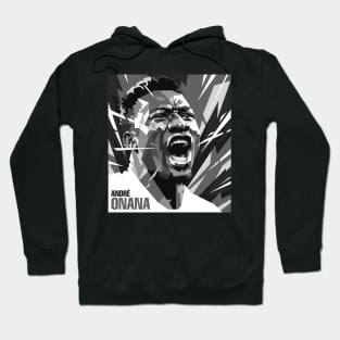 Andre Onana Illustration in Grayscale Hoodie